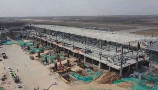 運城機場改擴建項目加快推進，成華防墜器堅守防護崗位